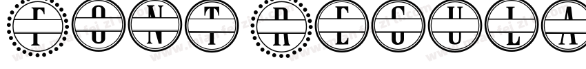 Font RegularVersion字体转换